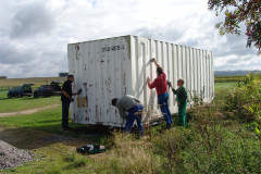 Arbeitseinsatz Container