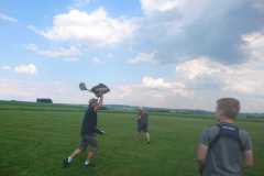 Wir ziehen die Wurst